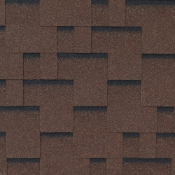 Гибкая черепица RoofShield Фэмили Лайт модерн (коричневый) Гибкая черепица RoofShield Фэмили Лайт модерн (коричневый)